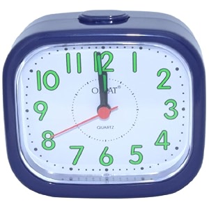 orpat beep alarm clock blue - analog glass 109 cm