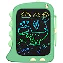 ORSEN 8.5 Inch LCD Doodle Board Tablet Toy - Green Dinosaur Drawing Pad for Kids 2-6 Years Old - Christmas and Birthday Gifts