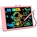 ORSEN LCD Writing Tablet 10 Inch, Colorful Doodle Board Drawing Pad for Kids, Toddler Toys for 3 4 5 6 7 8 Year Old Girls Boys Gifts (Pink)