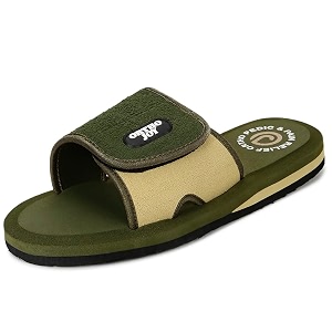 ortho joy mens orthopedic slippers  adjustable velcro strap soft cushioned footbed amp anti-skid comfort sandals