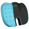 ORTHO JOY Orthopedic Gel Foam Coccyx Seat/Lower Back Pain Relief-Cushion For Office/Home Chair & Wheelchair/Tailbone Pillow For Sitting, Blue