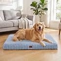 Orthopedic Dog Bed for Large Dog, Waterproof Washable Pet Bed for Crate