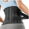 Orthowala® LS Contour Belt for Back Pain Relief | Lumbo Sacral Support Belt for Sciatica, Slip Disc &amp; Posture Correction | Breathable, Adjustable &amp; Orthopedic Back Brace for Men &amp; Women L(36-40 INCHES )