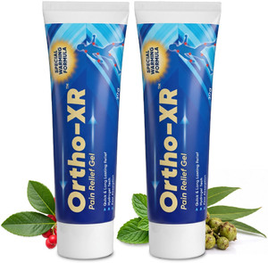 orthoxr pain relief gel with quick absorb special formula for body muscle  joint pain gel