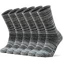 Ortis Merino Wool Socks for Men Outdoor Hiking Casual Soft Cushion Crew