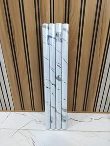 orya 60 cm x 200 cm waterproof decorative vinyl wallpaper white brown pack of 4