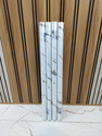ORYA 60 cm x 200 cm Waterproof Decorative Vinyl Wallpaper (White, Brown, Pack of 4)
