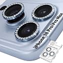 Orzero 9H Glass Camera Lens Protector for 18 Pro/18 Pro Max-Blue, 1 Set