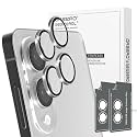 Orzero 9H Glass Camera Lens Protector for Galaxy S25 Edge-Silver, 2 Set