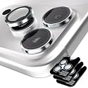 Orzero 9H Glass Camera Lens Protector for 17 Pro/17 Pro Max-Grey, 3 Set