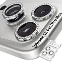 Orzero 9H Glass Camera Lens Protector for 18 Pro/18 Pro Max-Silver, 1 Set
