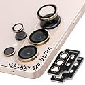 Orzero 9H Glass Camera Lens Protector for Galaxy S26 Ultra-Gold, 2 Set