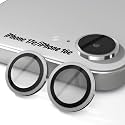Orzero 9H Glass Camera Lens Protector for iPhone 17e/16e-Silver, 3 Pack