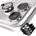 Orzero 9H Glass Camera Lens Protector for 17 Pro/17 Pro Max-Natural, 3 Set