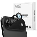 Orzero 9H Glass Camera Lens Protector for iPhone 17 Air-Black, 2 Set
