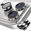 Orzero 9H Glass Camera Lens Protector for 18 Pro/18 Pro Max-Sliver, 2 Set