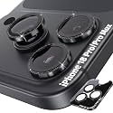 Orzero 9H Glass Camera Lens Protector for 18 Pro/18 Pro Max-Black, 1 Set