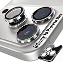 Orzero 9H Glass Camera Lens Protector for 18 Pro/18 Pro Max-Colorful, 1 Set