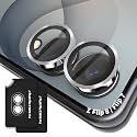 Orzero 9H Glass Camera Lens Protector for Z Flip 8/Flip 7-Silver, 2 Set