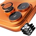 Orzero 9H Glass Camera Lens Protector for 17 Pro/17 Pro Max-Clear, 3 Set