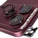 Orzero 9H Glass Camera Lens Protector for 18 Pro/18 Pro Max-Claret, 1 Set