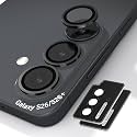 Orzero 9H Glass Camera Lens Protector for Galaxy S26/S26 Plus-Black, 2 Set