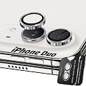 Orzero 9H Glass Camera Lens Protector for iPhone Duo-Sliver, 2 Set