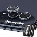 Orzero 9H Glass Camera Lens Protector for iPhone Duo-Clear, 2 Set