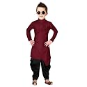 Boys39 Cotton Printed Krishna Style Kurta and