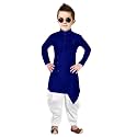 BOYS KURTA DHOTI SET IN CROSS ARROW PATTERN