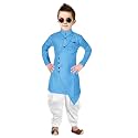 BOYS KURTA DHOTI SET IN CROSS ARROW PATTERN