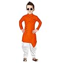 BOYS KURTA DHOTI SET IN CROSS ARROW PATTERN