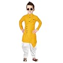 BOYS KURTA DHOTI SET IN CROSS ARROW PATTERN