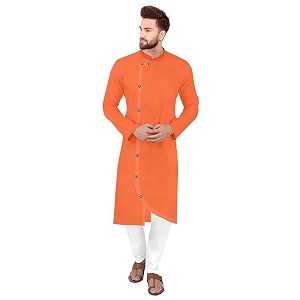 Mens Fancy Cross PARTTEN Kurta Pyjama Set