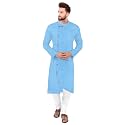 Mens Fancy Cross PARTTEN Kurta Pyjama Set