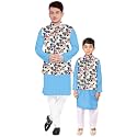 Os Men39s amp boy kurta pyjama set