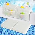 OS OMYSTYLE Baby Bath Kneeler Pad Set, White