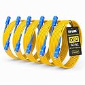 OS2 LSZH SC-SC UPC Fiber Optic Cord 3m/10ft 5-Pack