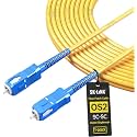 OS2 LSZH SC to SC UPC Fiber Optic Patch Cord 20m/66ft