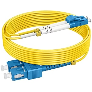 os2 sc to lc single mode fiber patch cables sm 100ft30m