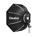 Osaka 21 inches/55 Centimeters Octagonal Softbox with S-Type Bracket Mount with Carrying Case Compatible with Godox Canon Nikon All Flash Speedlites