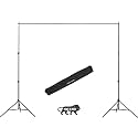 Osaka Metal Background Stand 2in1 BG009 Light Stand 9ft x 9ft Photography Support System Kit Portable Foldable with Carry Bag