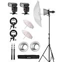 Osaka Camera Flash Speedlite Speedlight TT990 with inbuilt Radio Trigger and Transmitter for Nikon,Canon,Sony,& All Other DSLR Cameras with 21cm Reflector and S-Type Bracket Adapter ETC.