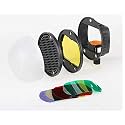 Osaka Flash Diffuser Light Softbox Speedlite Flash Accessories Kit Color Filter Honeycomb Grid Reflector Diffuser Ball with Universal Magnetic Mount for Canon Sony Godox Speedlite