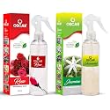 Oscar Rose &amp; Jasmine Room Air Freshener with Long Lasting Mood Freshing Fragrance Combo Pack of 2, 250ml each