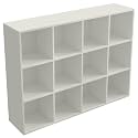 OSCHF 12-Cube Storage Shelf Bookcase, Warm White