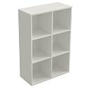 OSCHF 6-Cube Storage Shelf Bookcase, Black