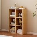 OSCHF 6-Cube Storage Shelf Bookcase, Oak