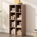 OSCHF 8-Cube Storage Shelf Bookcase, Walnut