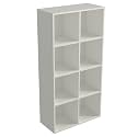 OSCHF 8-Cube Storage Shelf Bookcase, Warm White